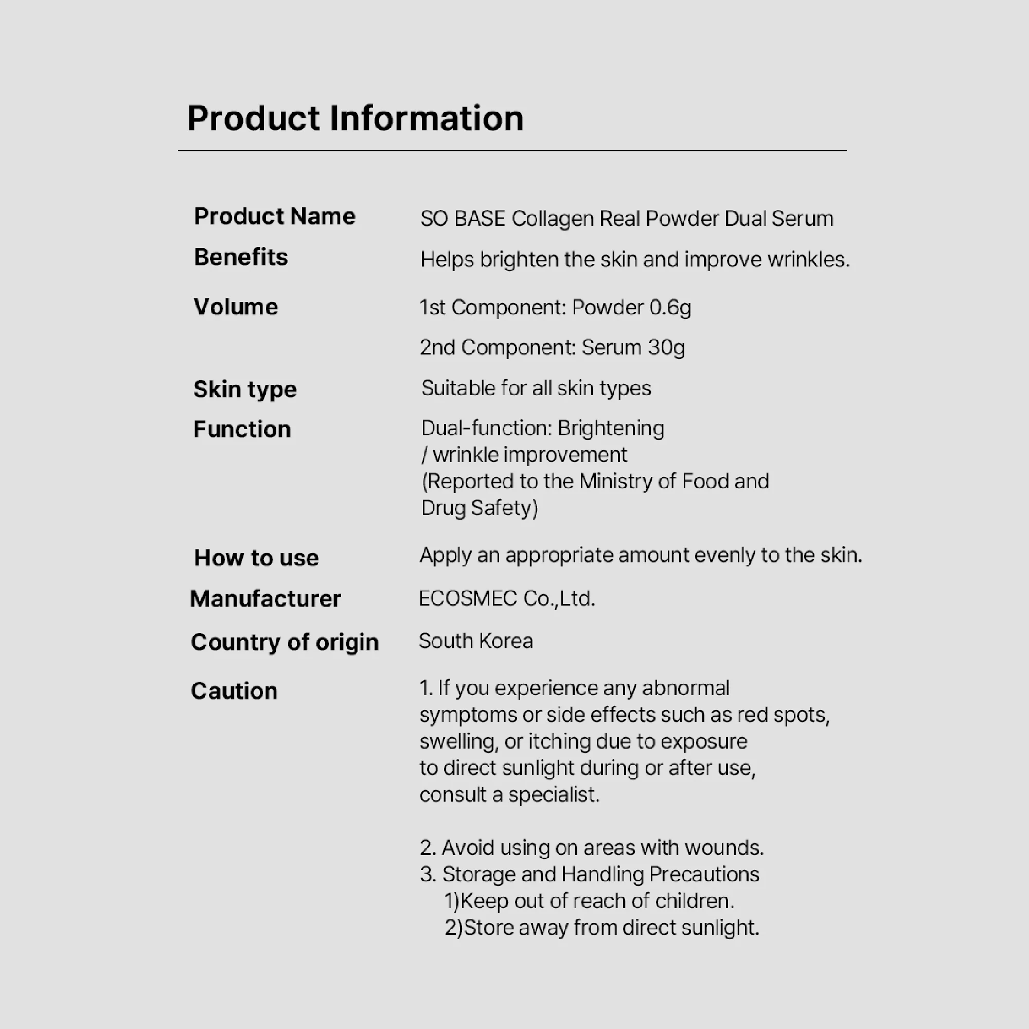 SOBASE 100% Pure Collagen Powder Serum - Instant Face Lift & Wrinkle Filler Glow for Sagging Skin - Image 29