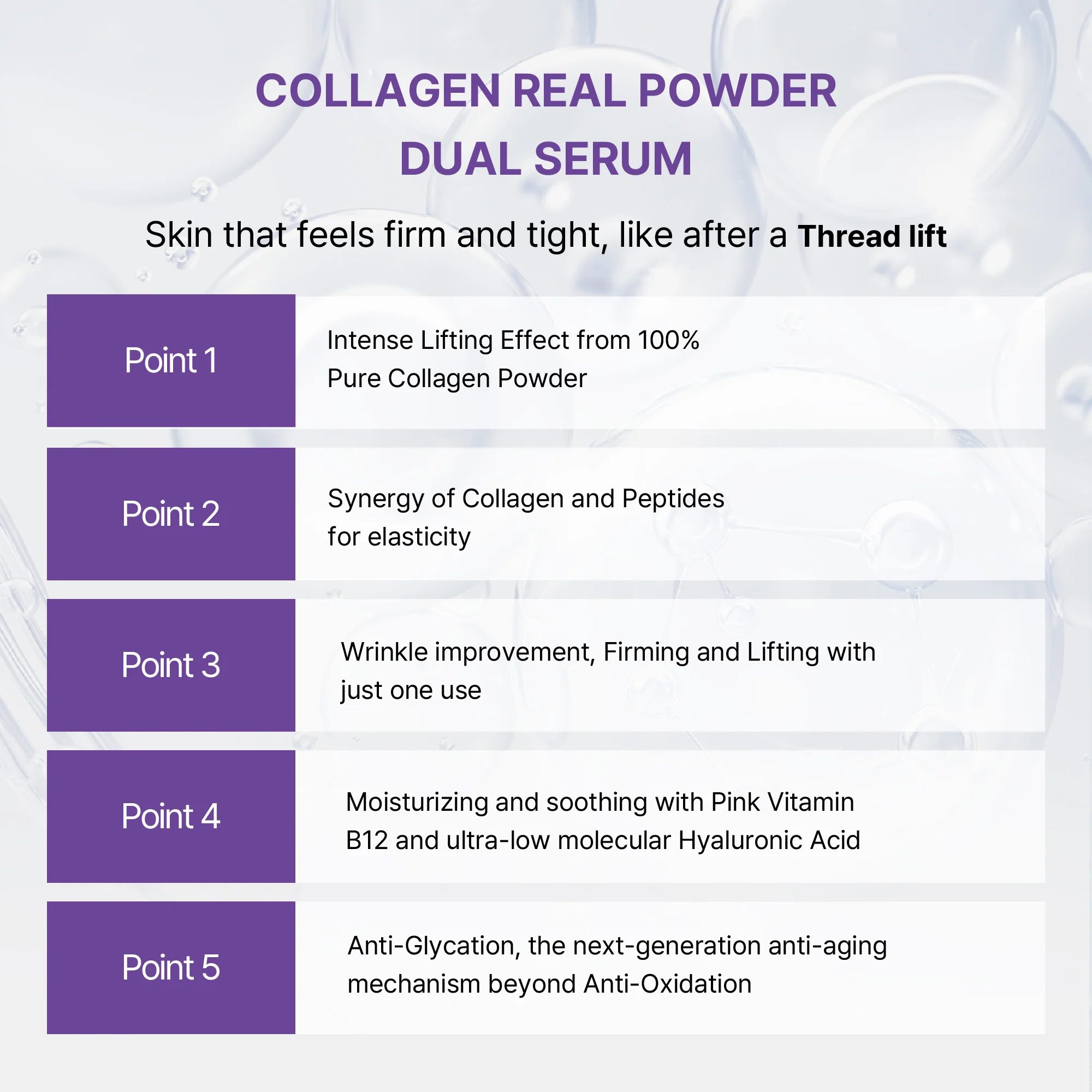 SOBASE 100% Pure Collagen Powder Serum - Instant Face Lift & Wrinkle Filler Glow for Sagging Skin - Image 30