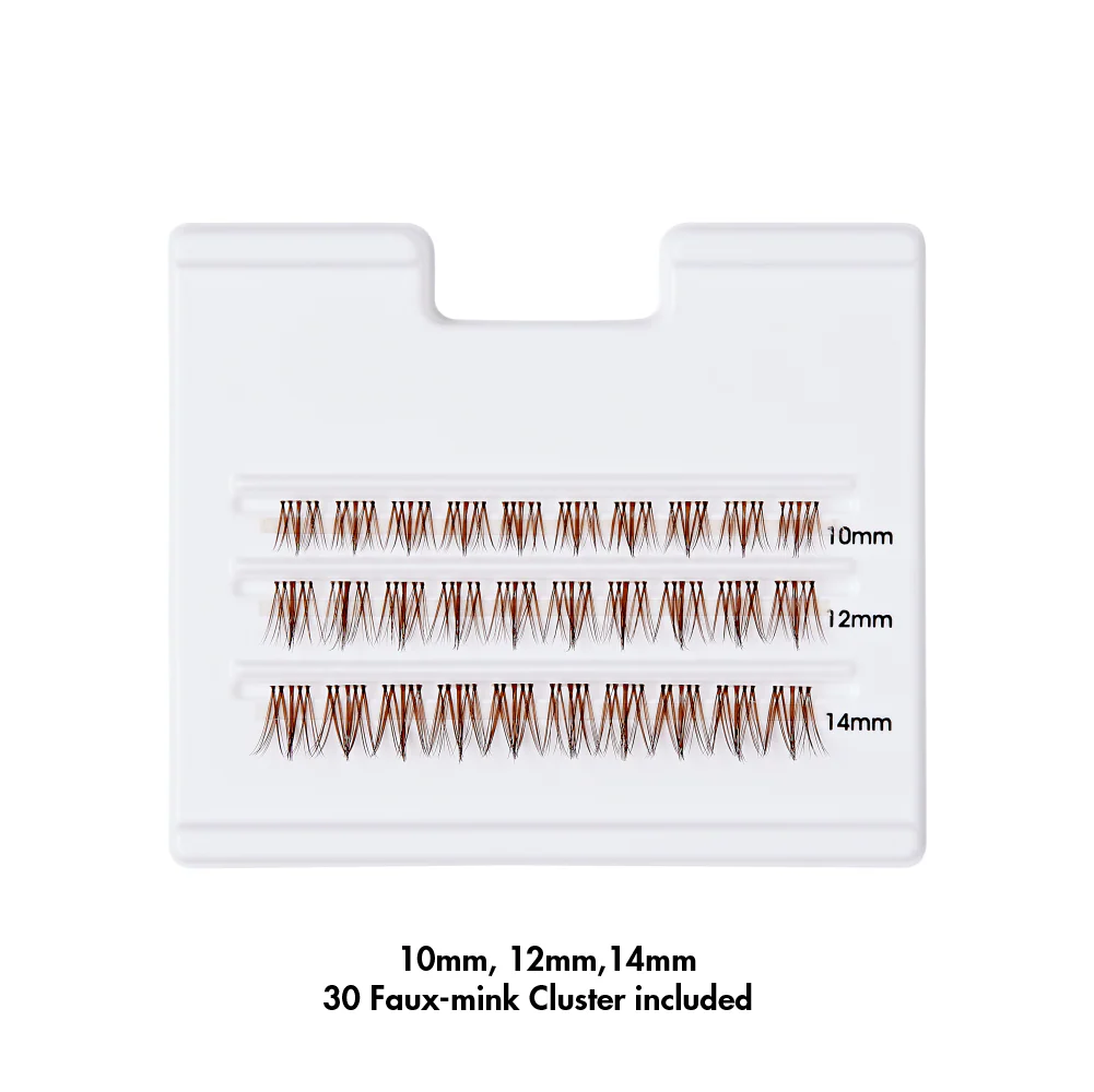 I-ENVY Color Couture Faux Mink Lash Clusters - Leopard - Image 10