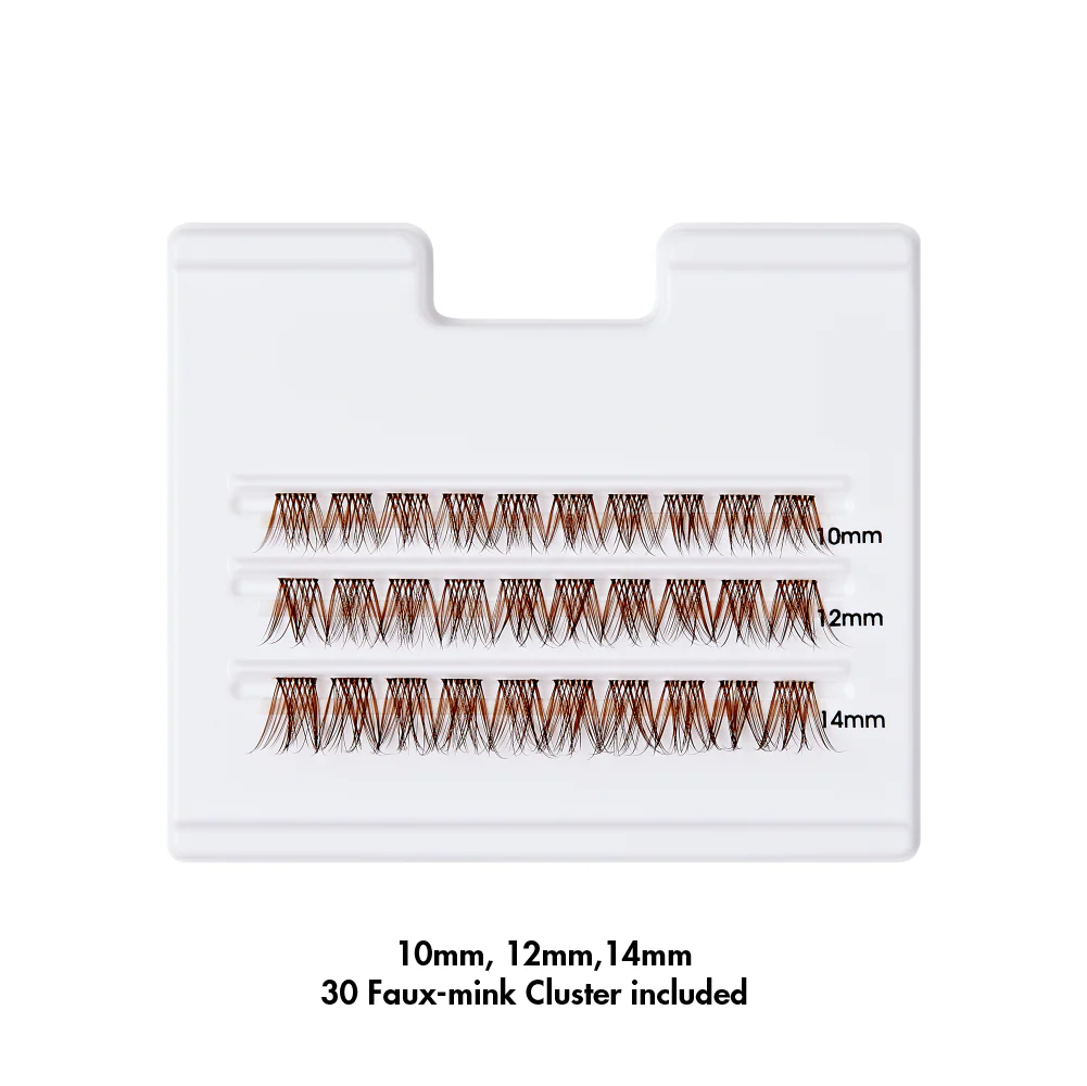 I-ENVY Color Couture Faux Mink Lash Clusters - Leopard - Image 18