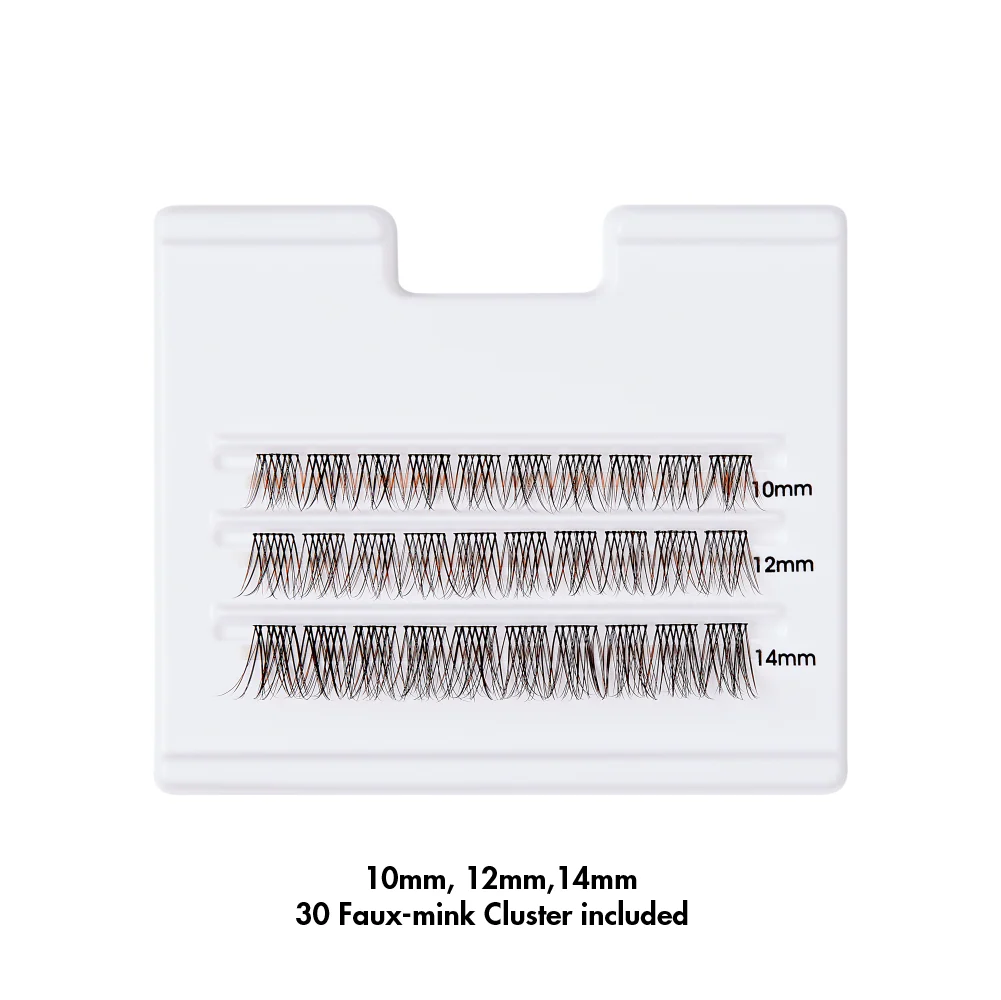I-ENVY Color Couture Faux Mink Lash Clusters - Leopard - Image 26