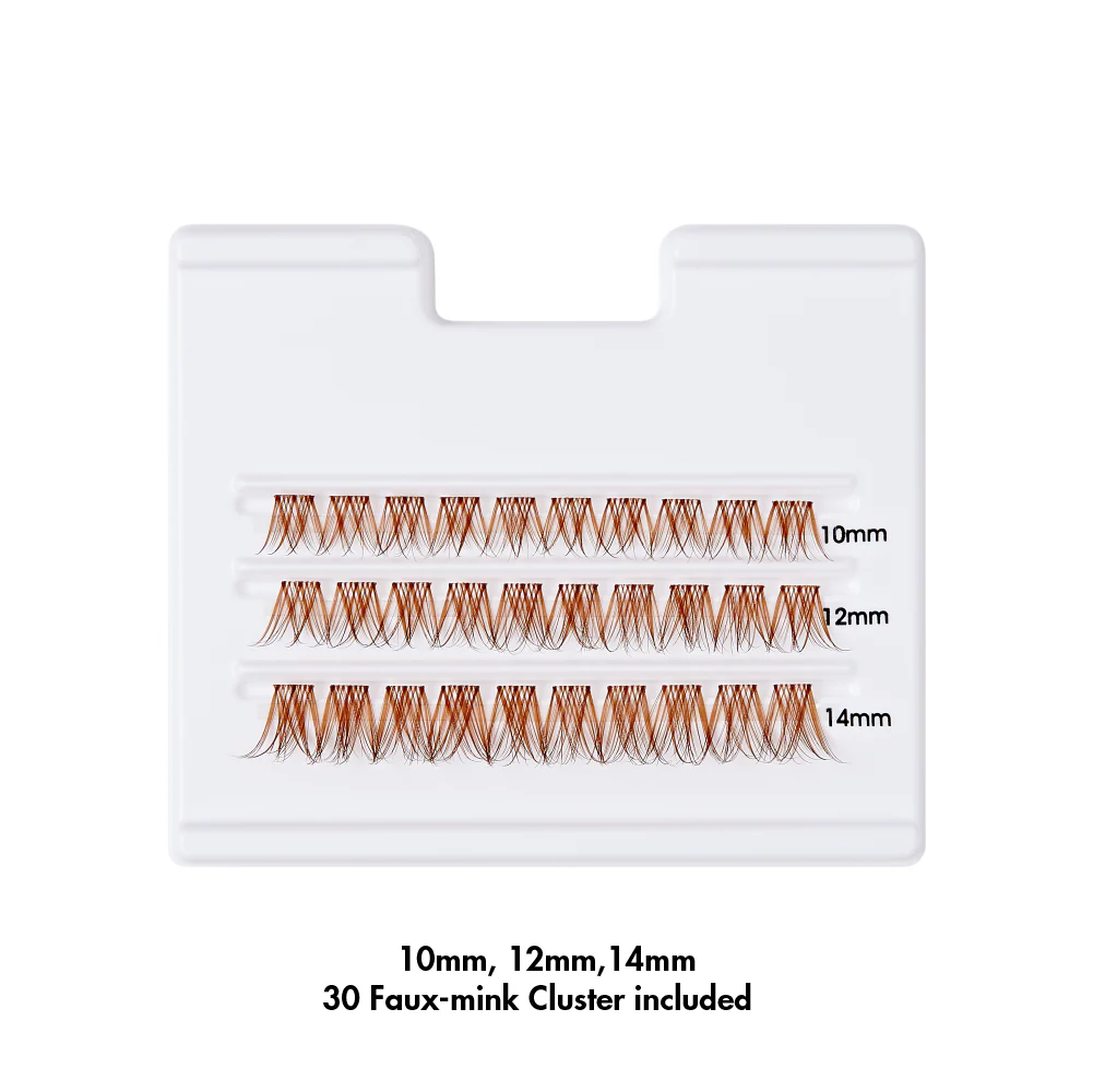 I-ENVY Color Couture Faux Mink Lash Clusters - Leopard - Image 3