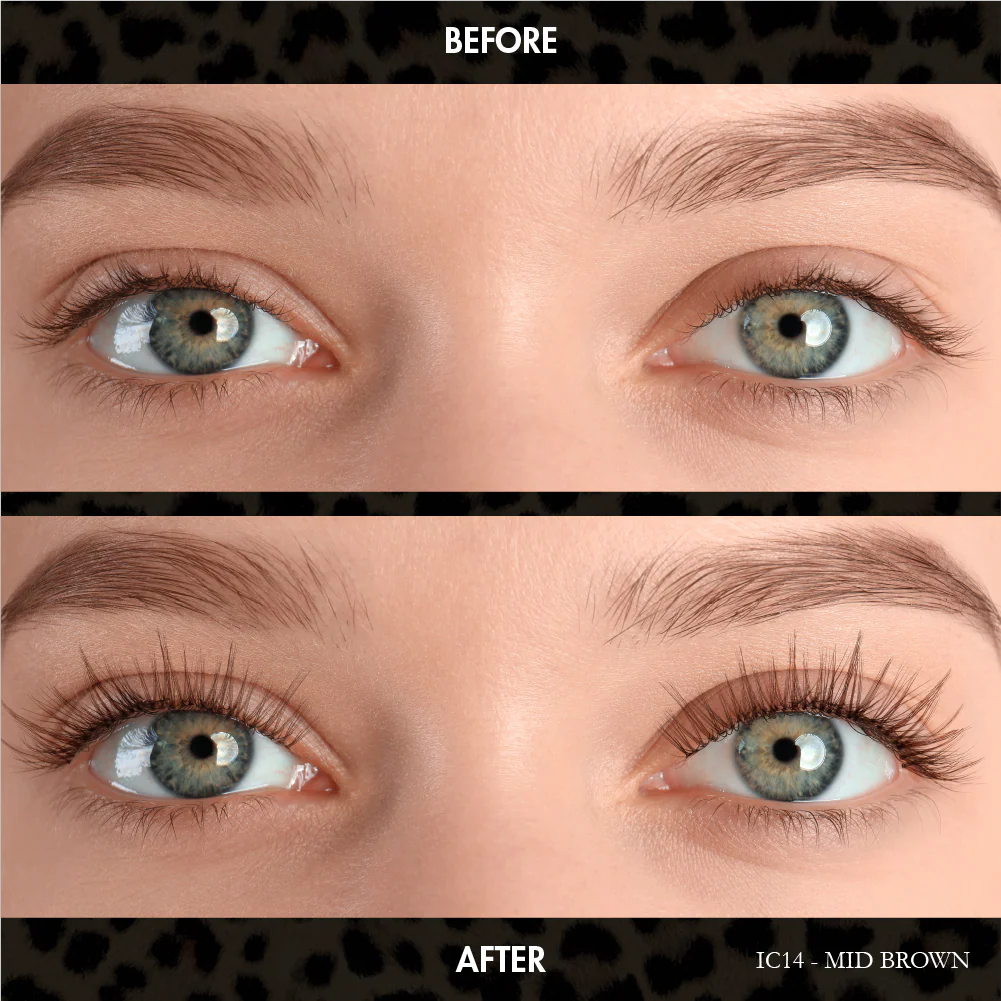 I-ENVY Color Couture Faux Mink Lash Clusters - Leopard - Image 9