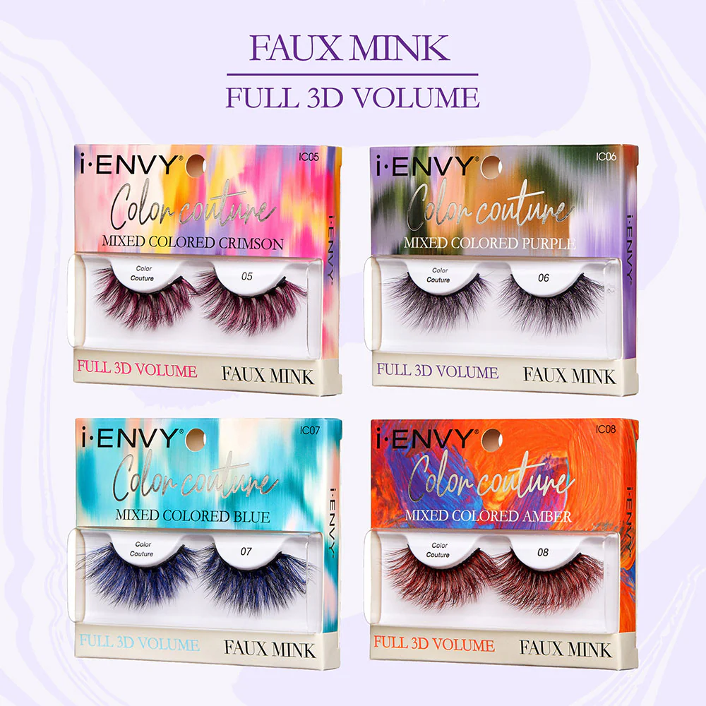 I-ENVY Color Couture Mixed Faux Mink Strip Lashes - Image 14
