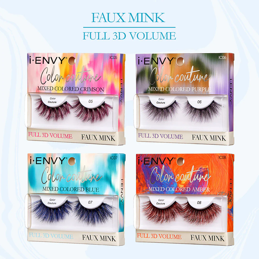 I-ENVY Color Couture Mixed Faux Mink Strip Lashes - Image 22