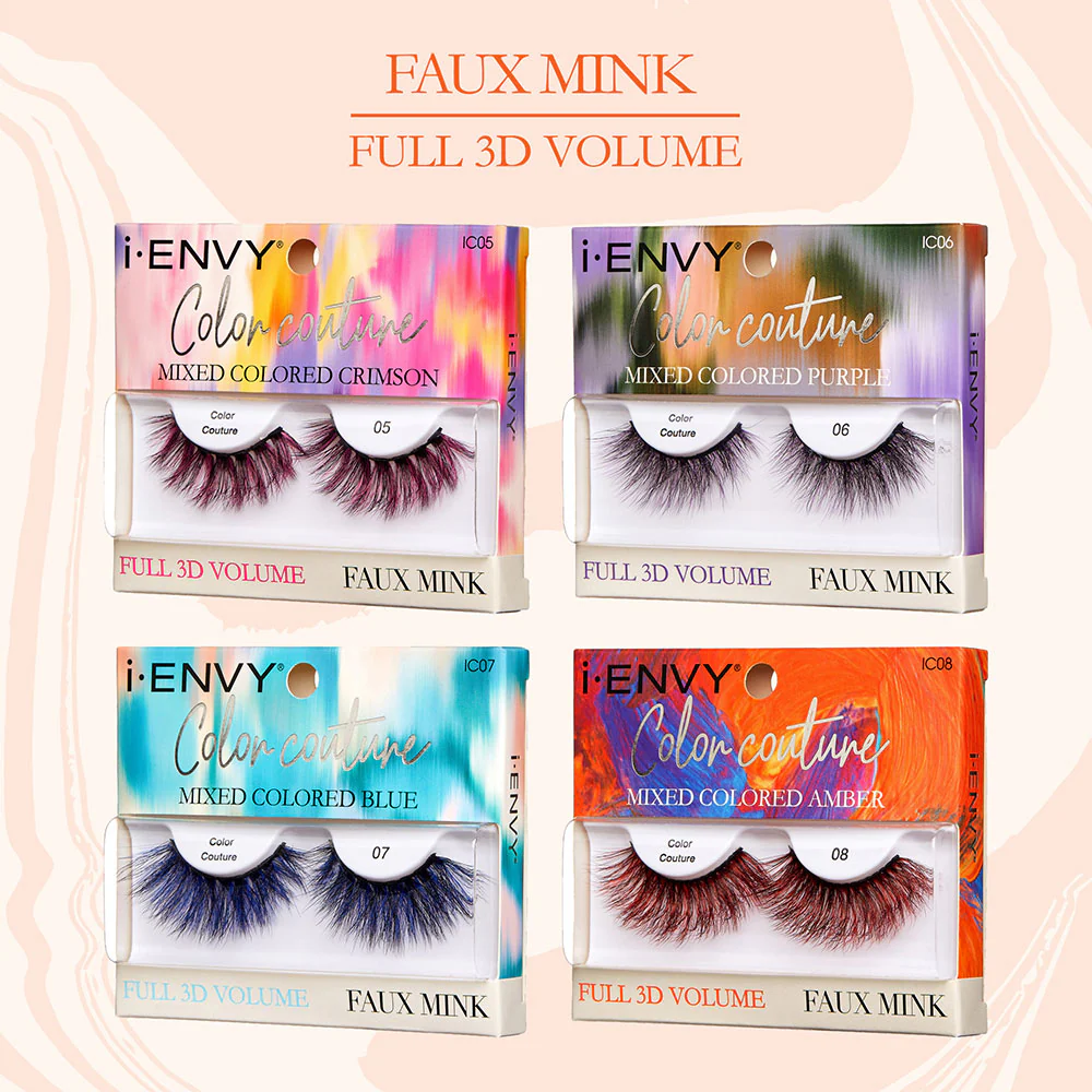 I-ENVY Color Couture Mixed Faux Mink Strip Lashes - Image 30