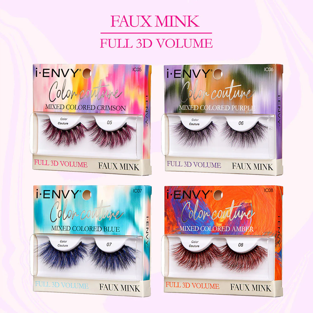 I-ENVY Color Couture Mixed Faux Mink Strip Lashes - Image 6