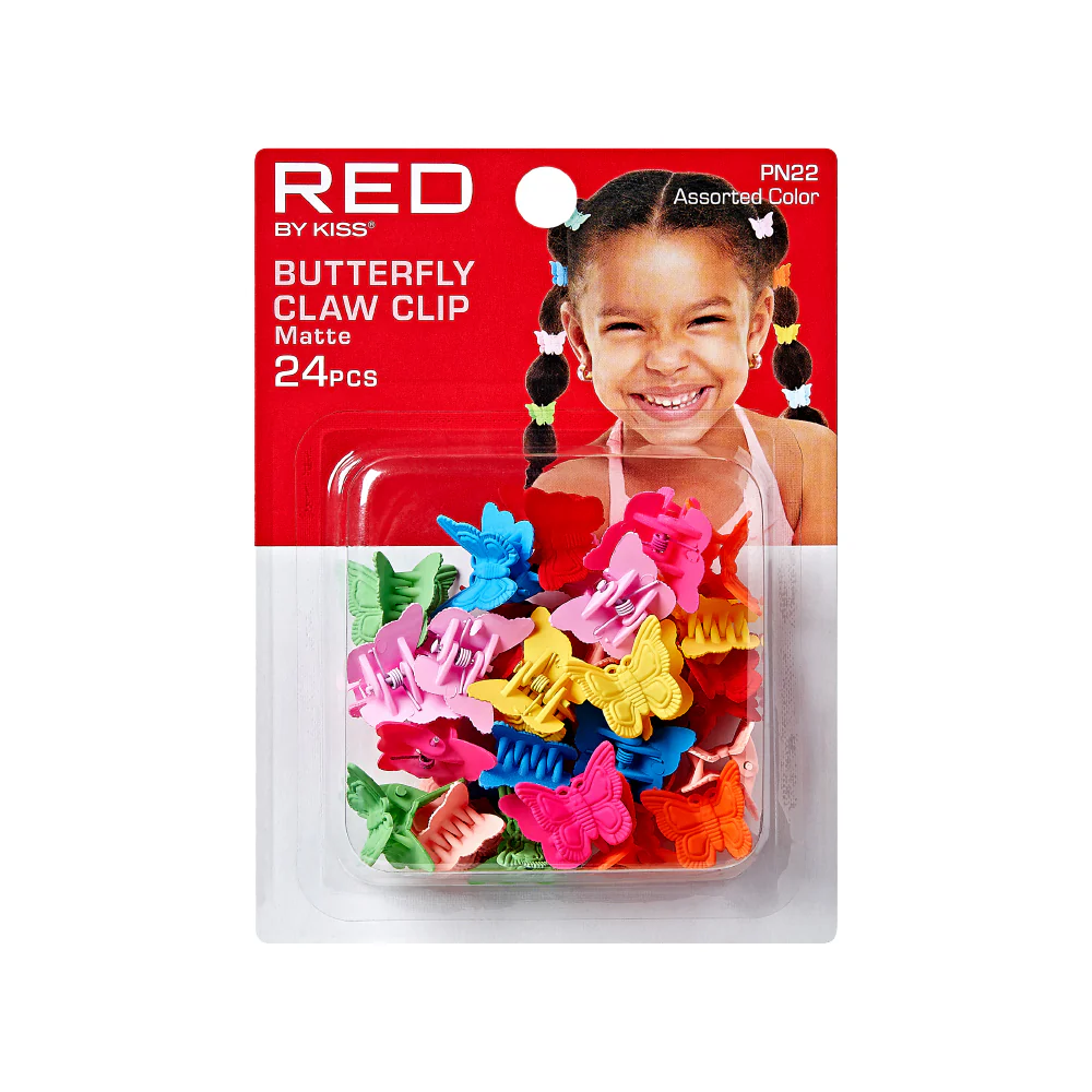 RED by KISS Colorful Kids Hair Claw Clips - No-Slip Grip - Image 10