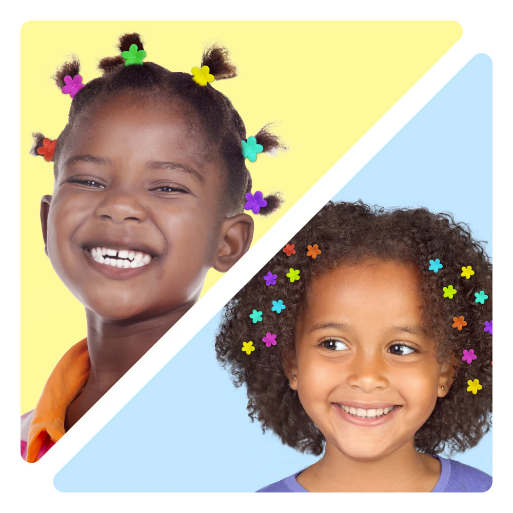 RED by KISS Colorful Kids Hair Claw Clips - No-Slip Grip - Image 11