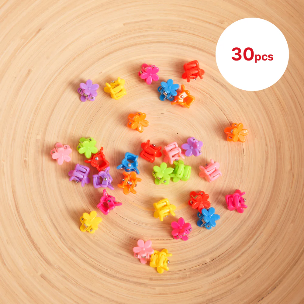 RED by KISS Colorful Kids Hair Claw Clips - No-Slip Grip - Image 13