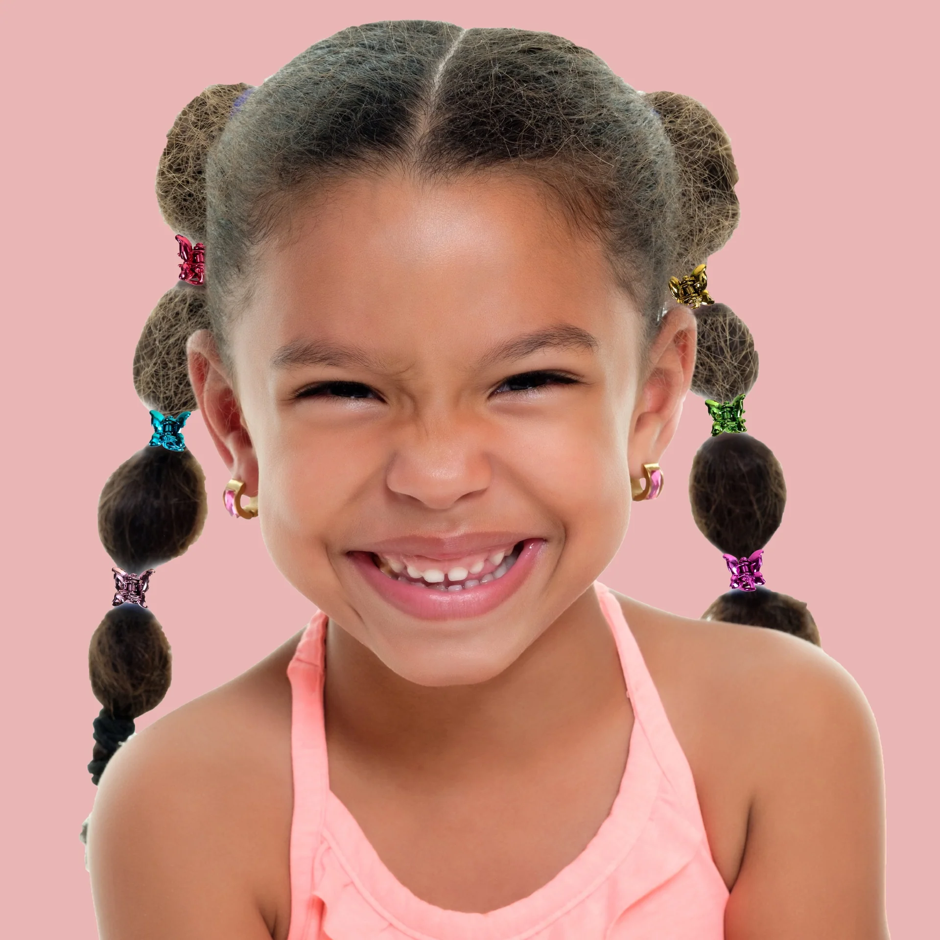 RED by KISS Colorful Kids Hair Claw Clips - No-Slip Grip - Image 26