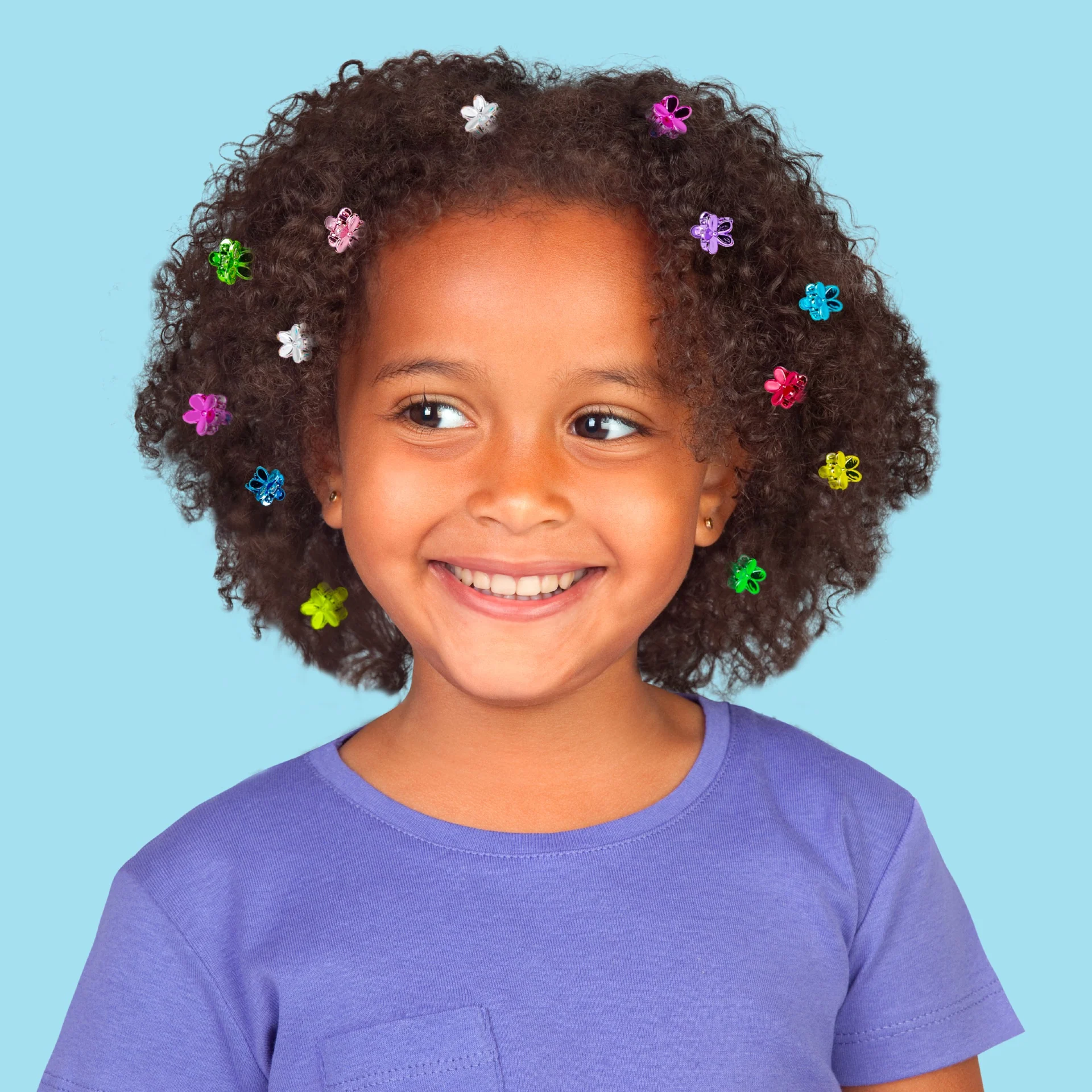 RED by KISS Colorful Kids Hair Claw Clips - No-Slip Grip - Image 34