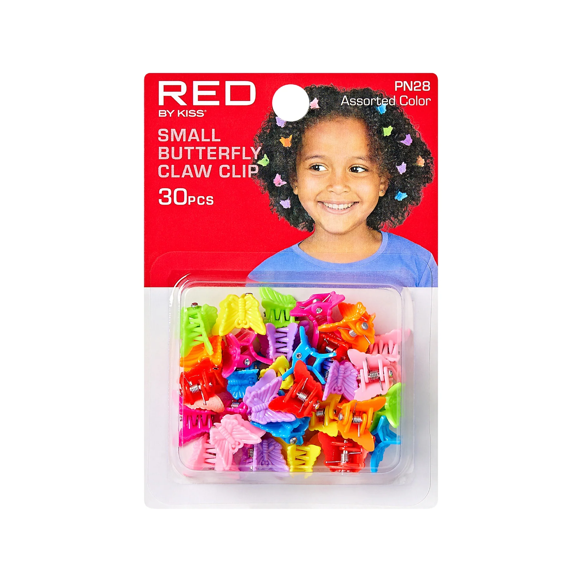 RED by KISS Colorful Kids Hair Claw Clips - No-Slip Grip - Image 42