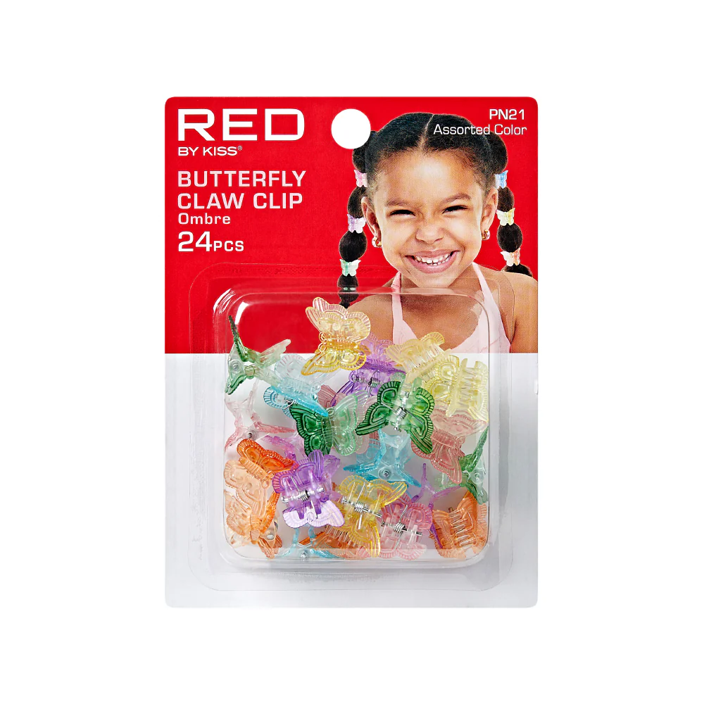 RED by KISS Colorful Kids Hair Claw Clips - No-Slip Grip - Image 5