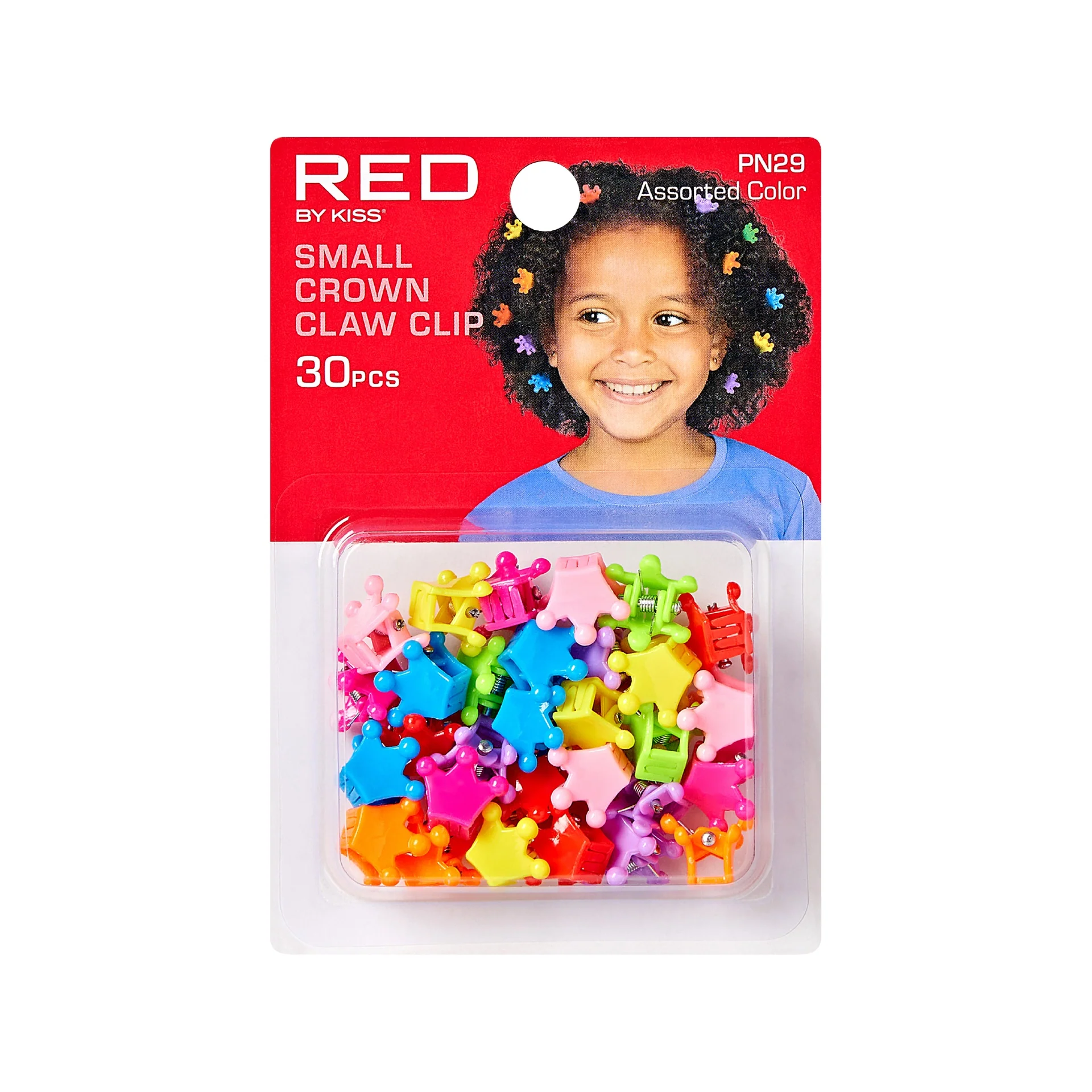 RED by KISS Colorful Kids Hair Claw Clips - No-Slip Grip - Image 50