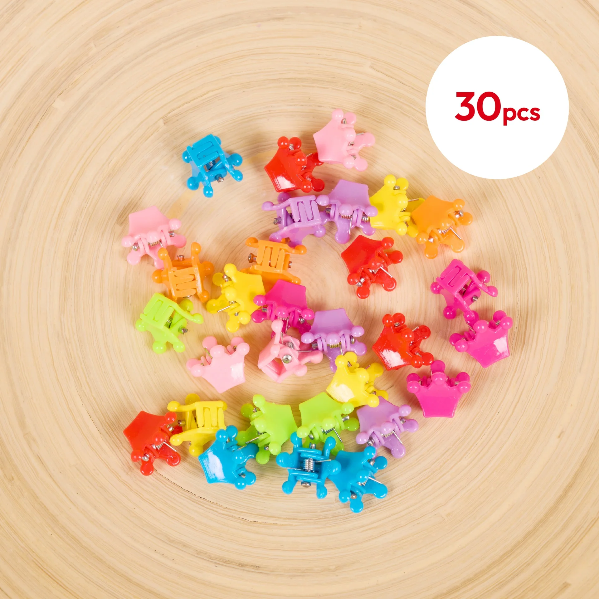 RED by KISS Colorful Kids Hair Claw Clips - No-Slip Grip - Image 54
