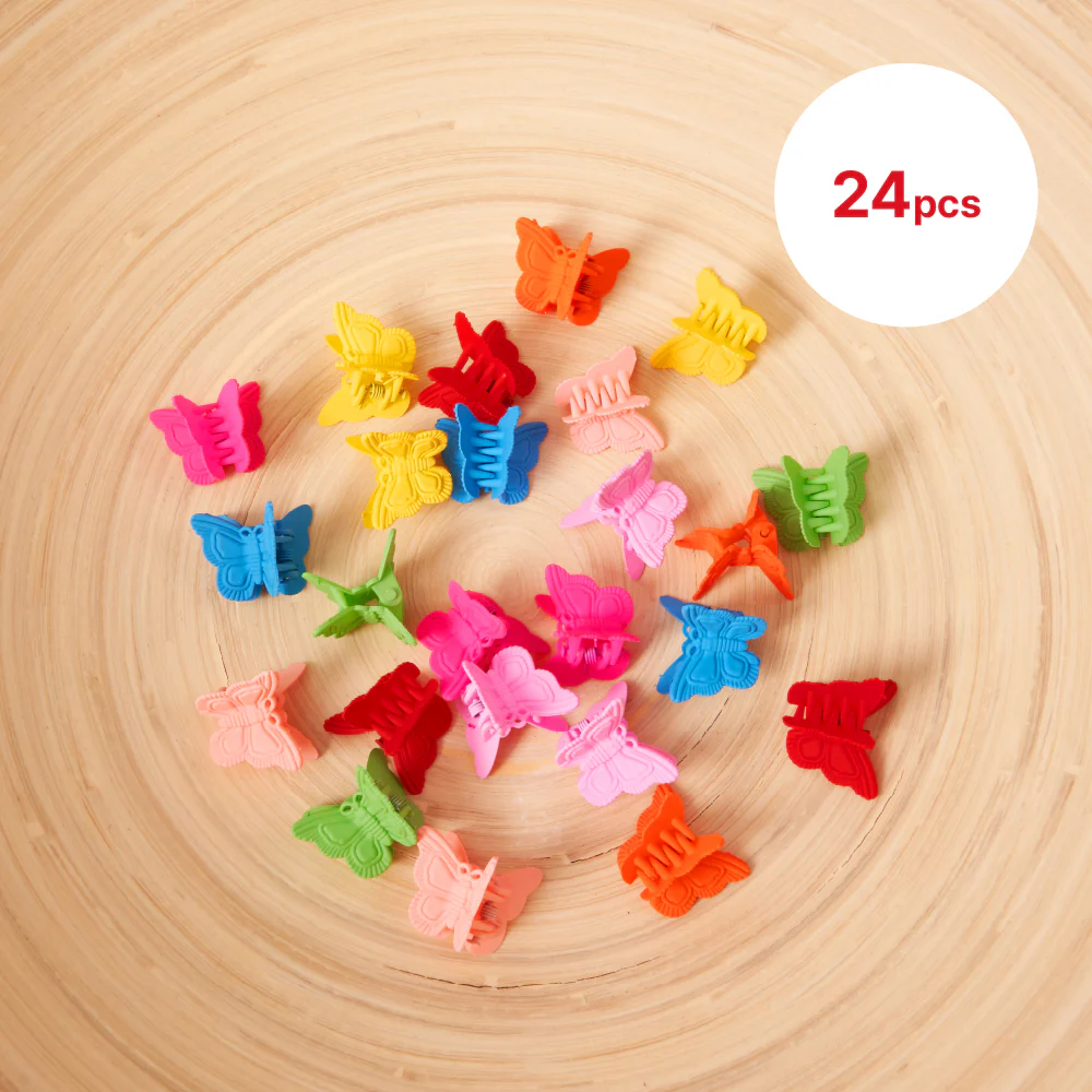 RED by KISS Colorful Kids Hair Claw Clips - No-Slip Grip - Image 8