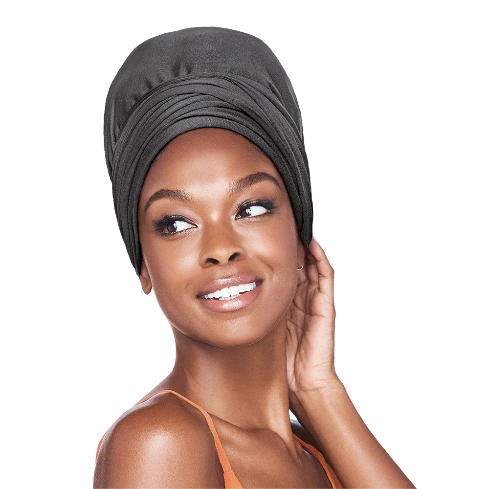 RED by KISS Comfortable & Breathable Satin-Lined Infinity Turban - Image 2