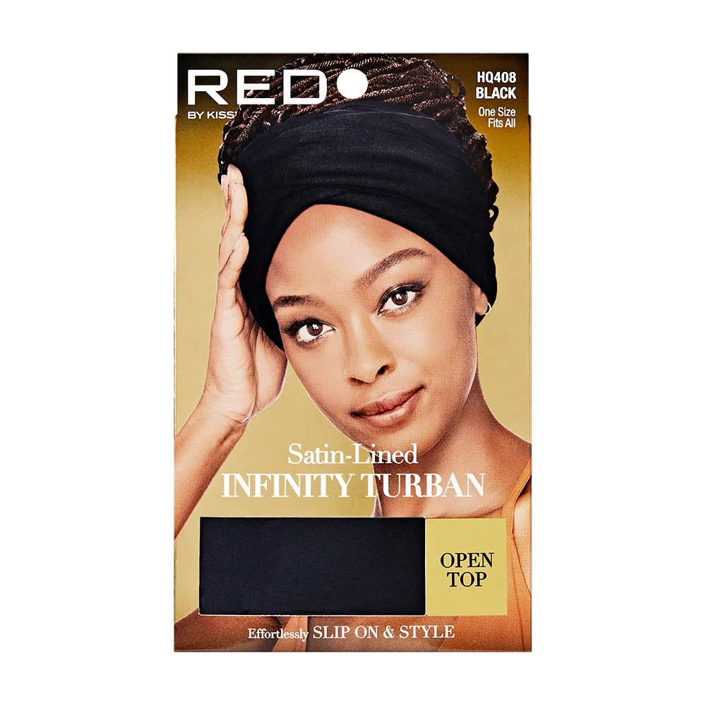 RED by KISS Comfortable & Breathable Satin-Lined Infinity Turban - Image 21