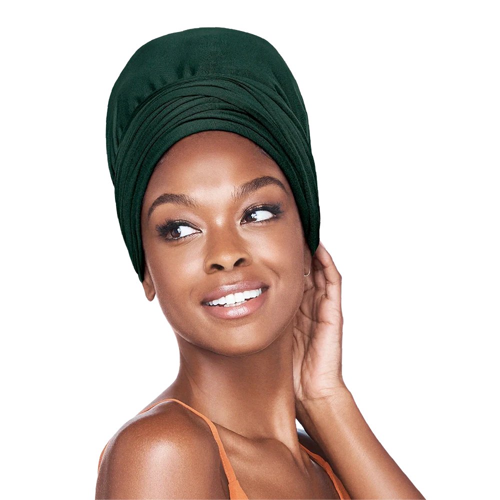 RED by KISS Comfortable & Breathable Satin-Lined Infinity Turban - Image 3