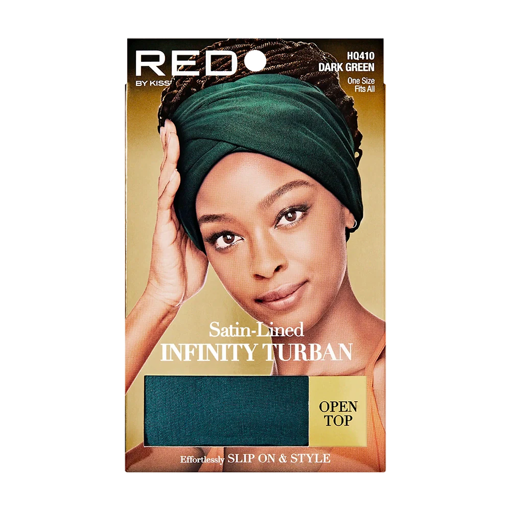 RED by KISS Comfortable & Breathable Satin-Lined Infinity Turban - Image 39