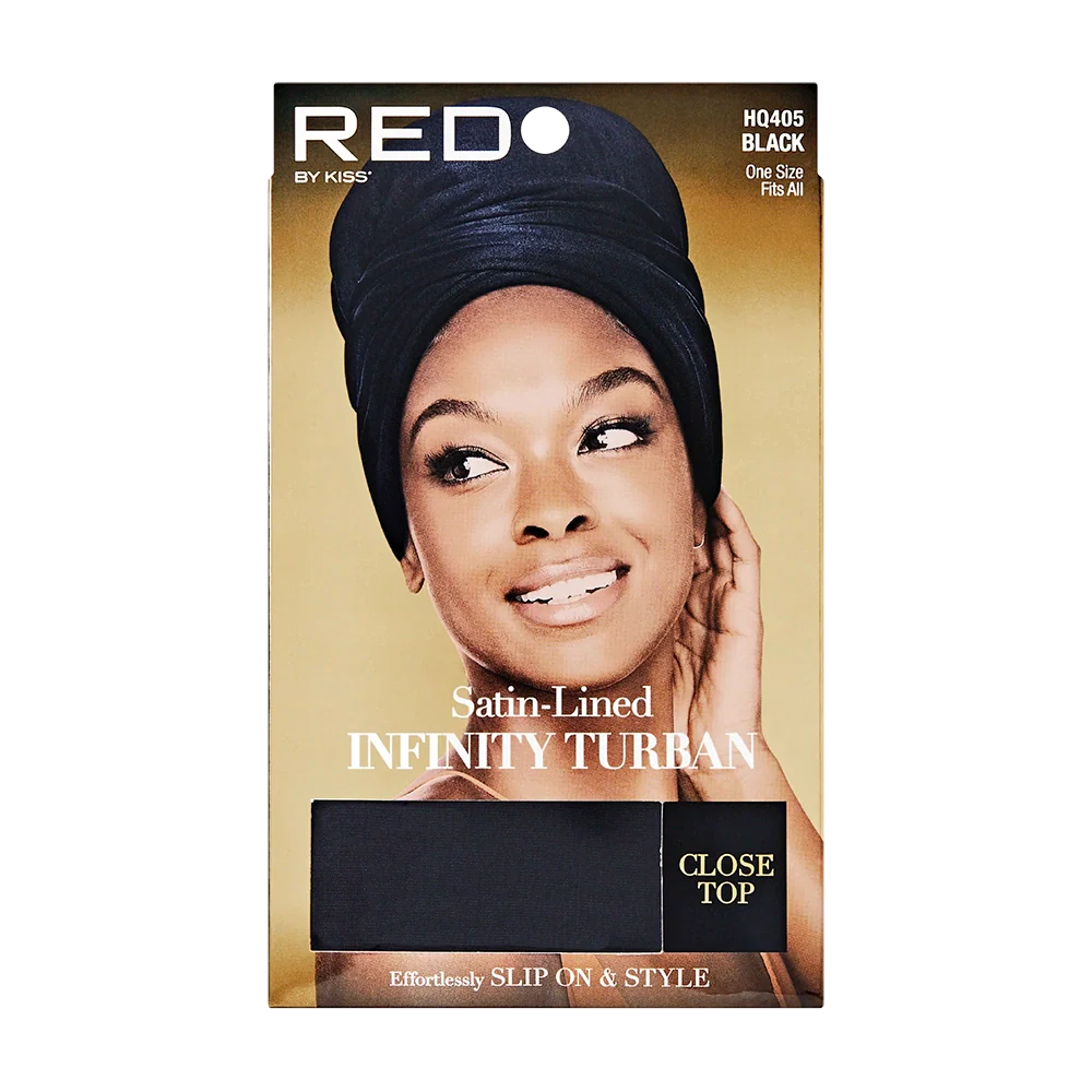 RED by KISS Comfortable & Breathable Satin-Lined Infinity Turban - Image 47