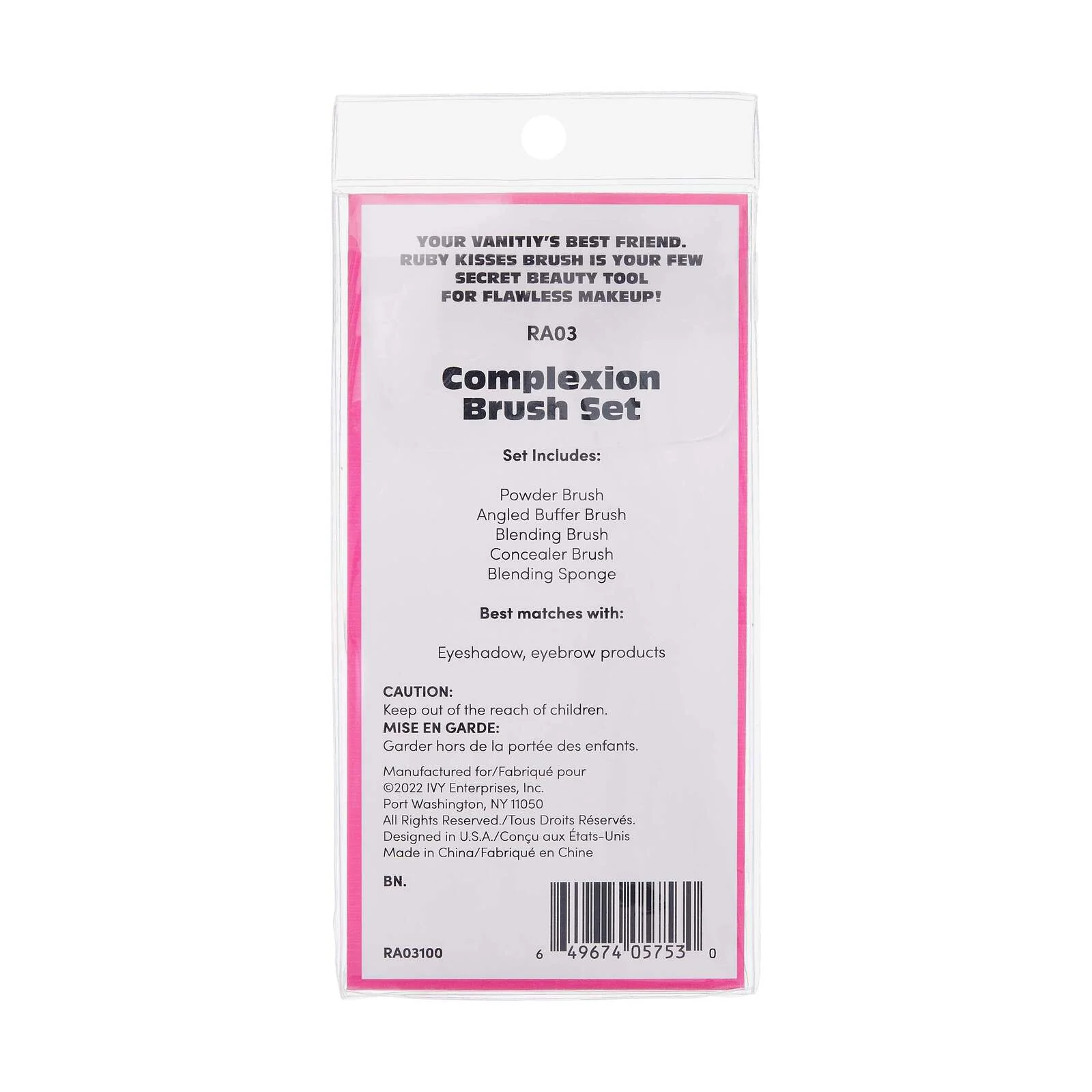 Ruby Kisses Complexion Makeup Brush Kit - Image 3