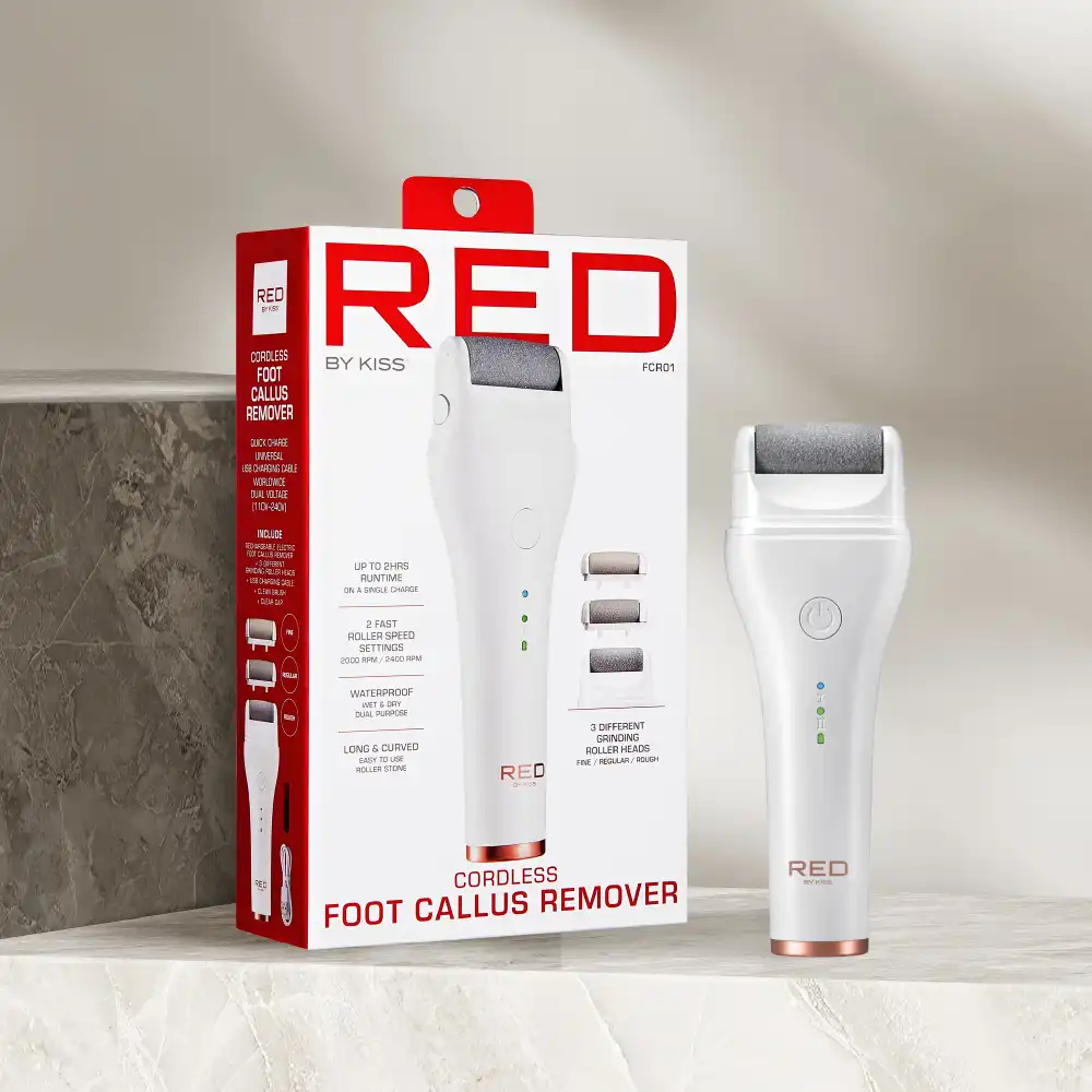 RED by KISS Cordless Electric Foot File Callus Remover - Image 6