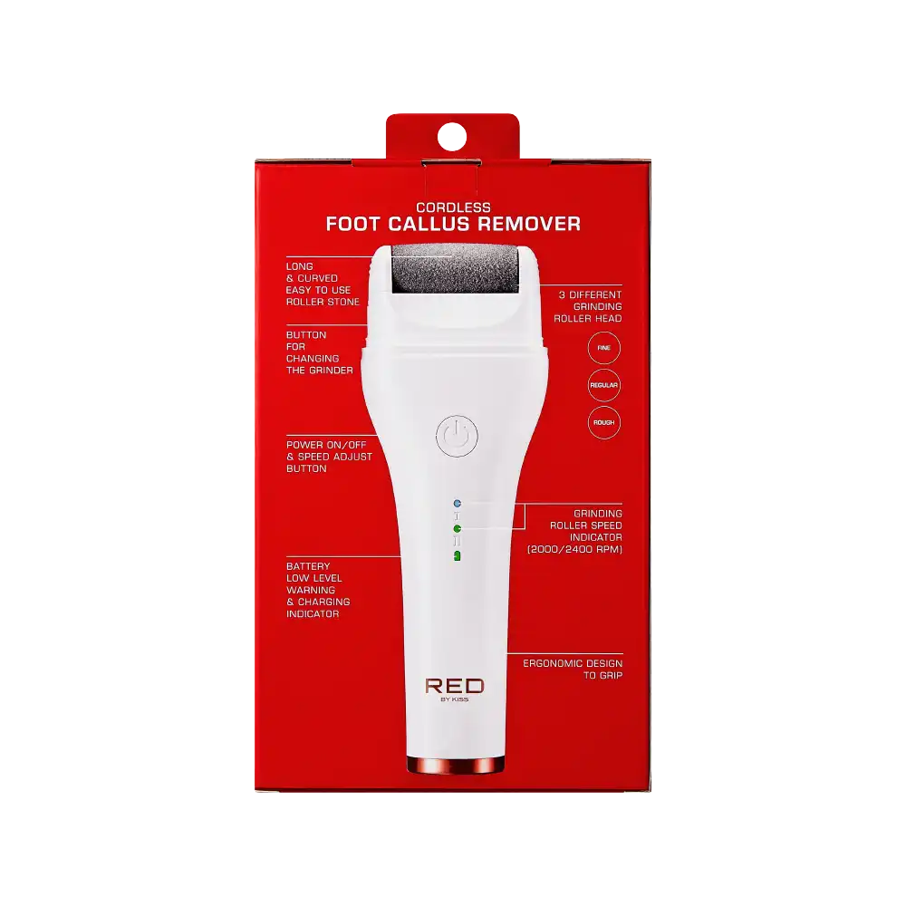 RED by KISS Cordless Electric Foot File Callus Remover - Image 7