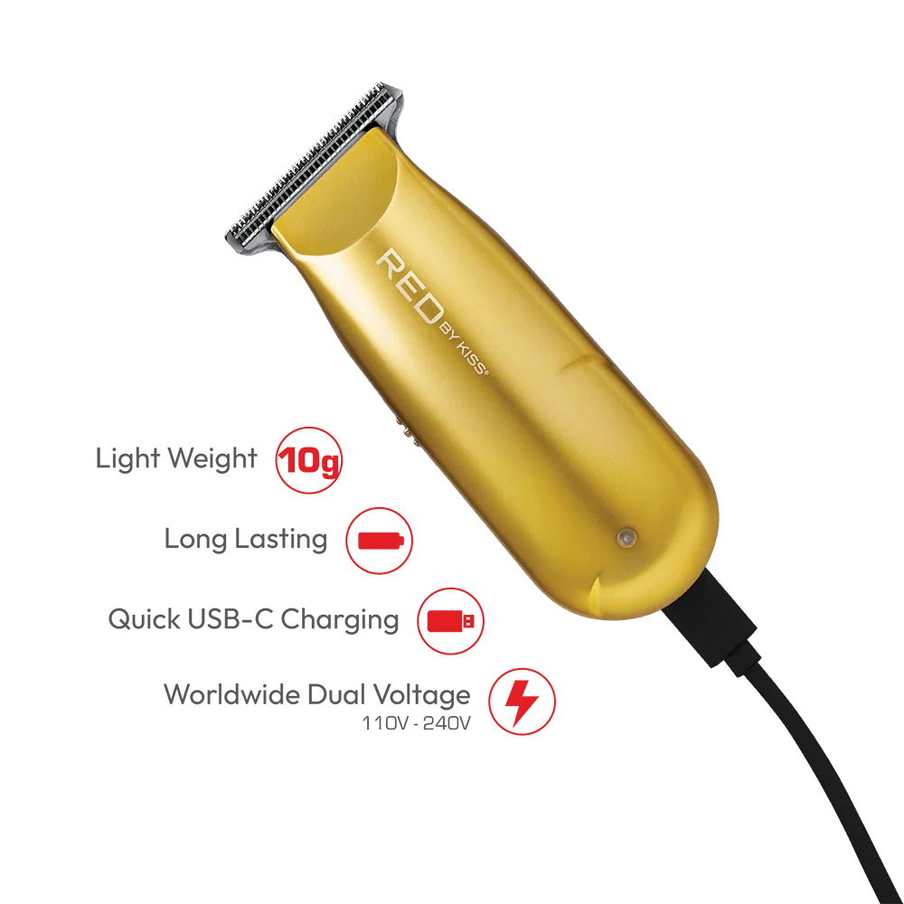 RED by KISS Cordless Rechargeable Mini Trimmer - Image 10