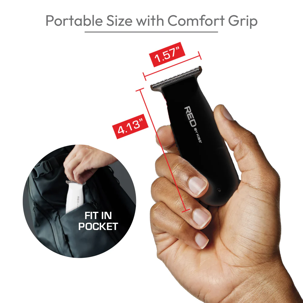 RED by KISS Cordless Rechargeable Mini Trimmer - Image 12
