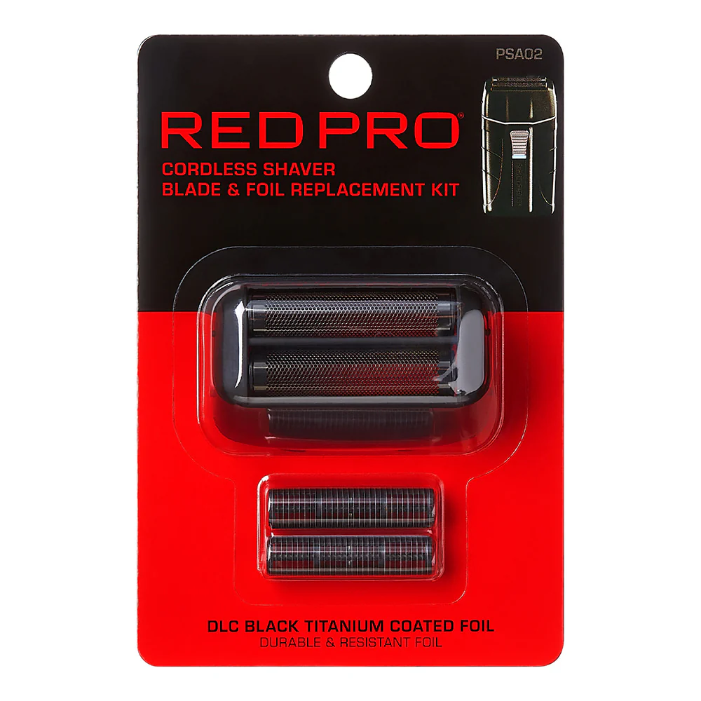 Red PRO Cordless Shaver Blade & Foil Replacement Kit - Matte Black - Image 2