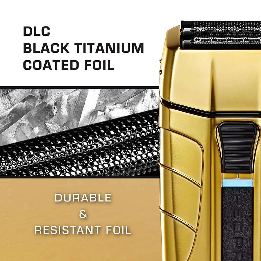 Red PRO Cordless Shaver Blade & Foil Replacement Kit - Matte Gold - Image 3