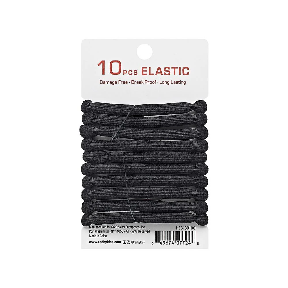 RED by KISS Cotton Elastic Hair Band 8mm (10ct) - Image 5