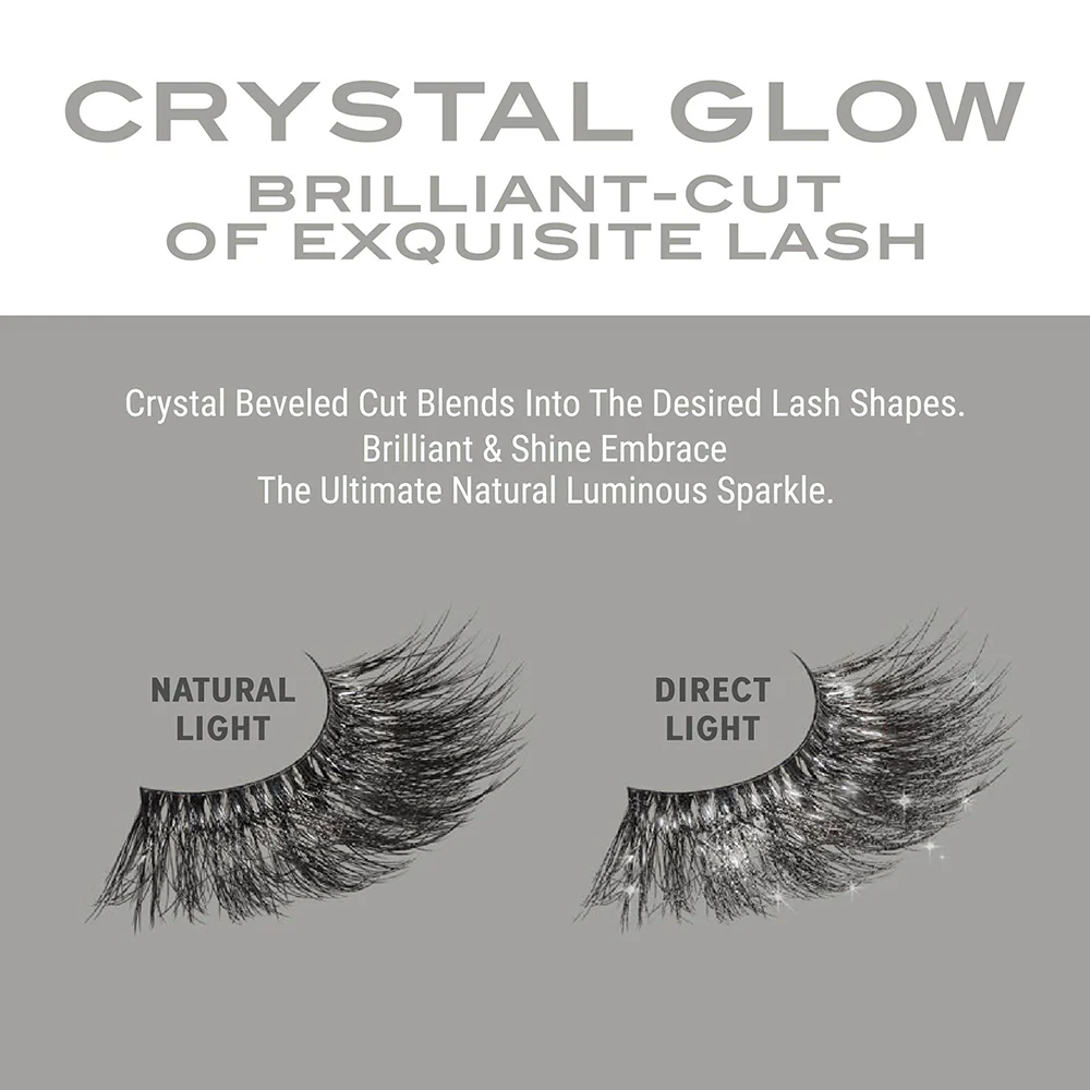 VLuxe By i•ENVY Crystal Glow Brilliant-Cut Strip Lashes - Image 4
