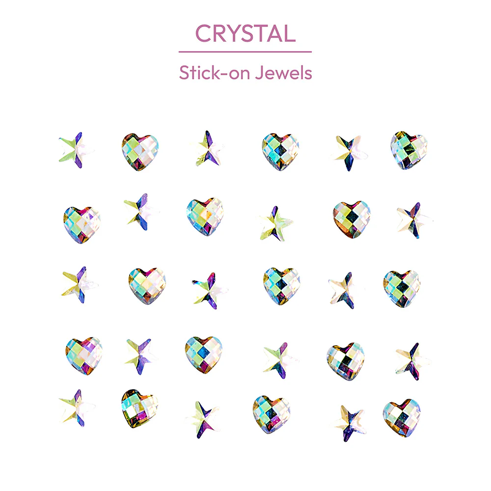 Gold Finger Crystal Stick-On Jewels - Image 37