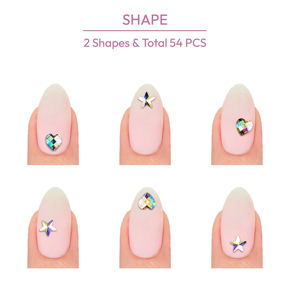Gold Finger Crystal Stick-On Jewels - Image 38
