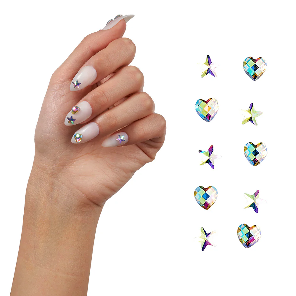 Gold Finger Crystal Stick-On Jewels - Image 39