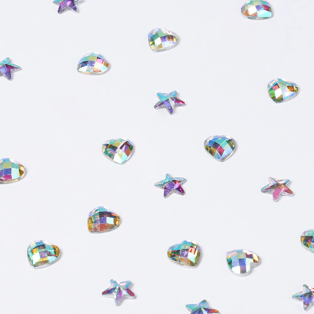 Gold Finger Crystal Stick-On Jewels - Image 41