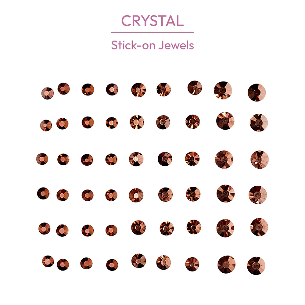 Gold Finger Crystal Stick-On Jewels - Image 46