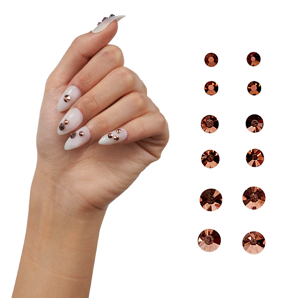 Gold Finger Crystal Stick-On Jewels - Image 48