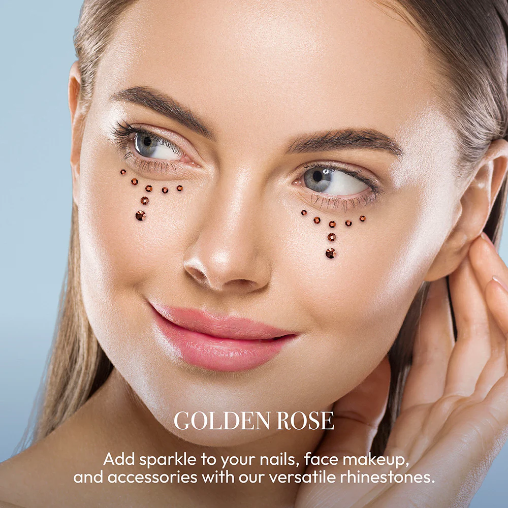 Gold Finger Crystal Stick-On Jewels - Image 49