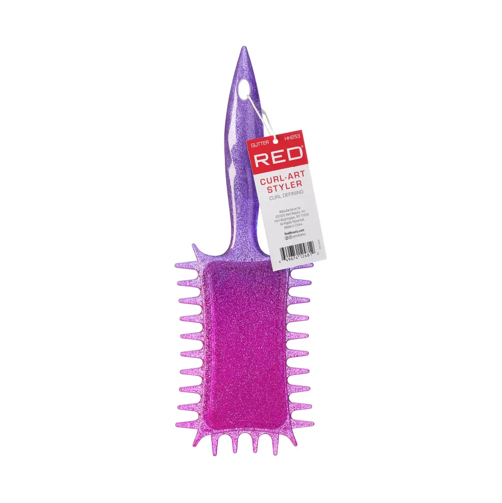 RED by KISS Curl-Art Styler - Detangling & Curl Defining Brush with Side Combs - Image 12