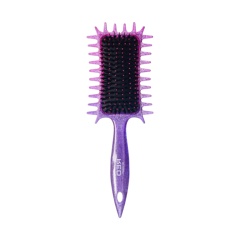 RED by KISS Curl-Art Styler - Detangling & Curl Defining Brush with Side Combs - Image 2