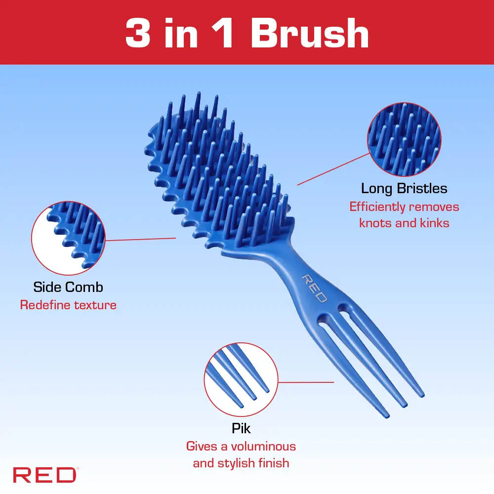 RED by KISS Curl & Care 4-in-1 Detangle Brush - Image 7