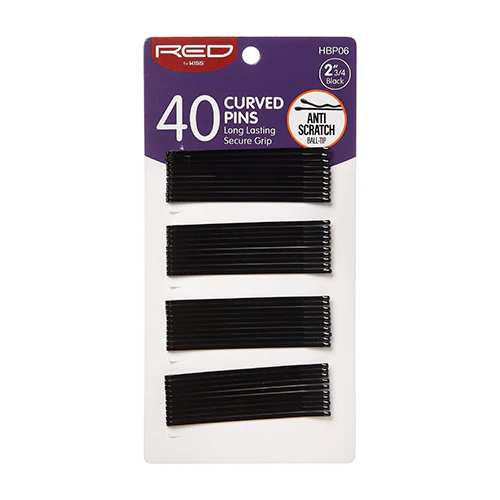 RED by KISS Curved Pins 2 3/4" (40pcs)