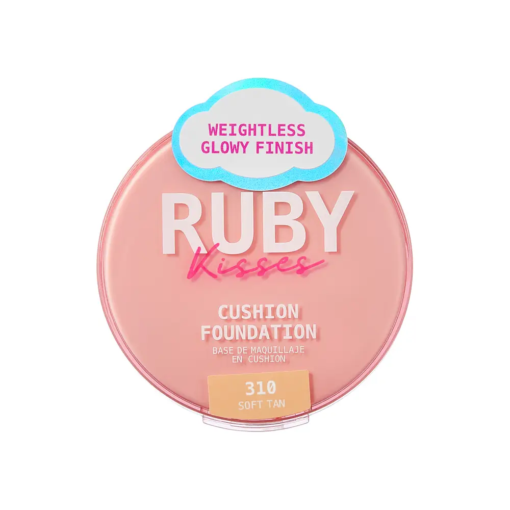 Ruby Kisses Cushion Foundation Compact - Full Coverage with Skincare Benefits, Suitable for Light to Dark Shades - Image 151