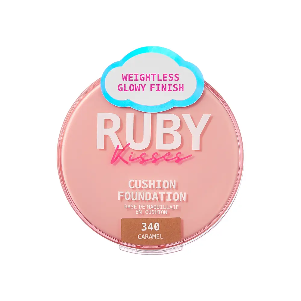 Ruby Kisses Cushion Foundation Compact - Full Coverage with Skincare Benefits, Suitable for Light to Dark Shades - Image 156