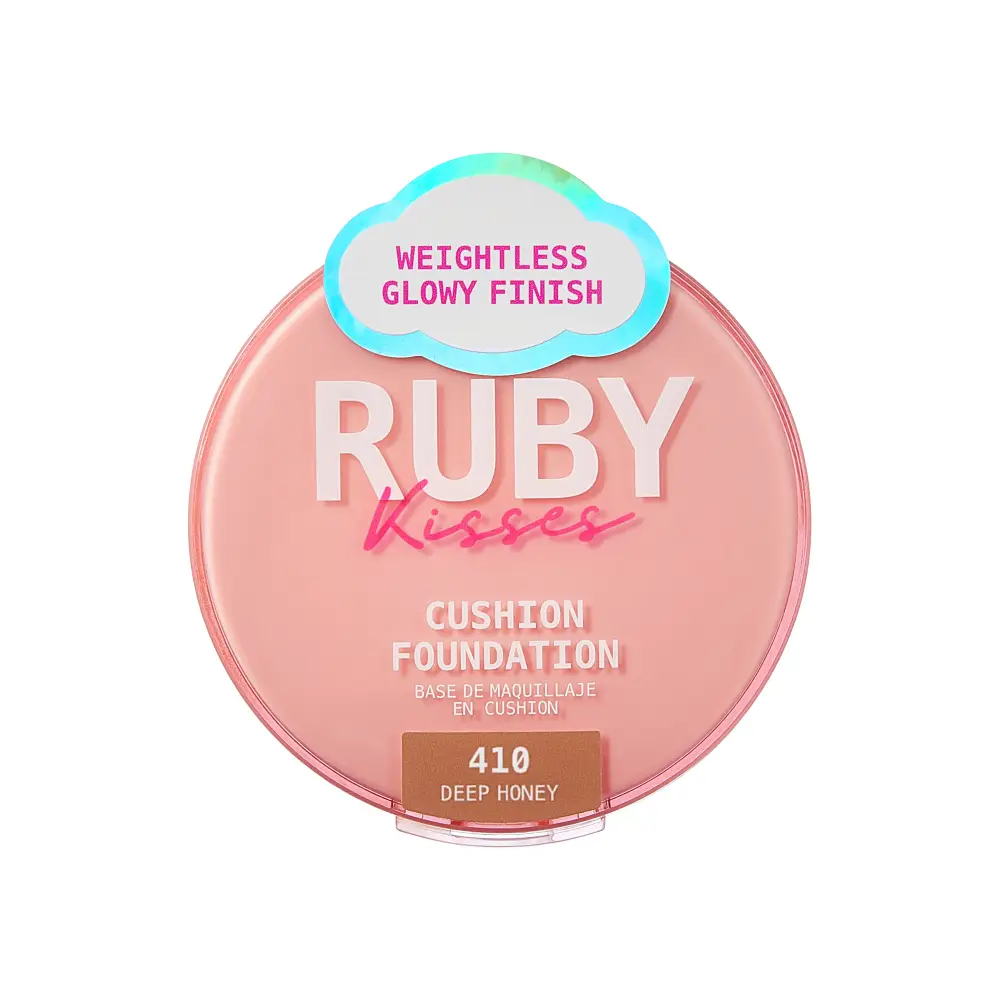 Ruby Kisses Cushion Foundation Compact - Full Coverage with Skincare Benefits, Suitable for Light to Dark Shades - Image 157