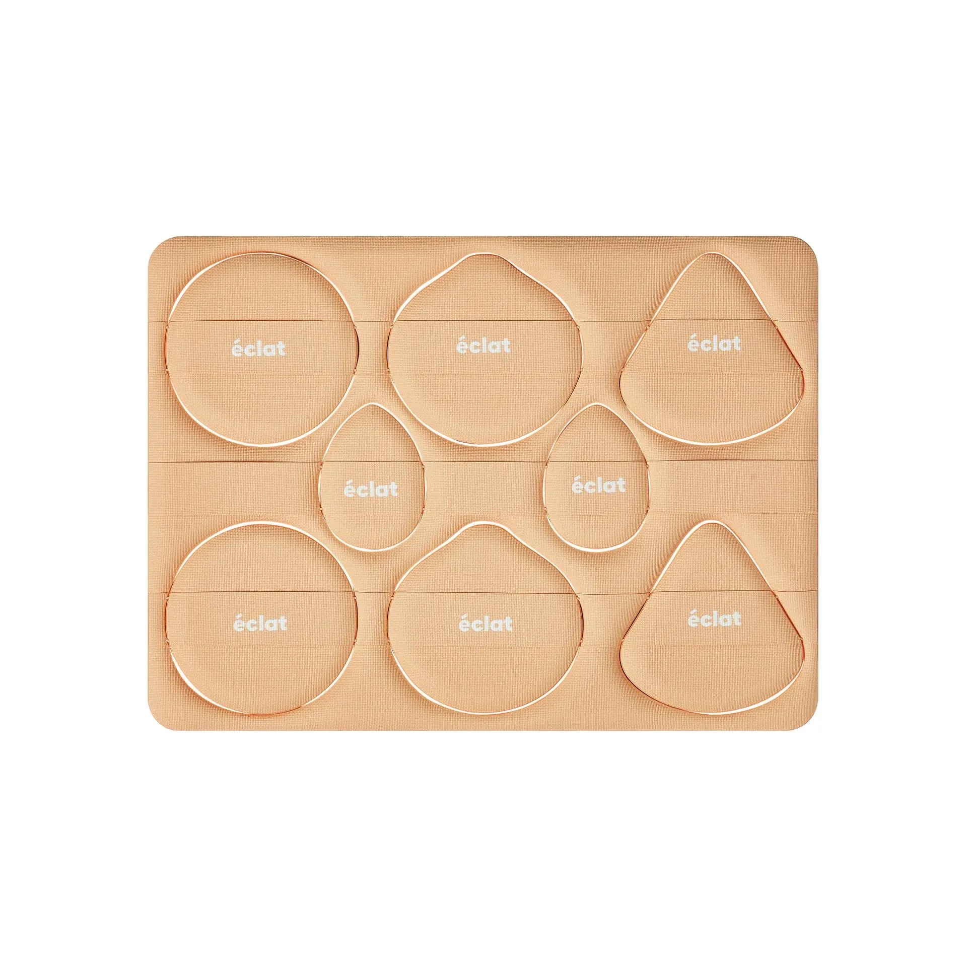 éclat Cushion Puff Makeup Set - 8pcs Soft & Bouncy Foundation, Concealer & Powder Puff - Image 10